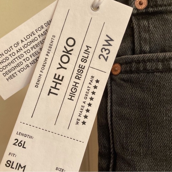 NWT 26L Denim Forum Yoko Jeans - Picture 6 of 7